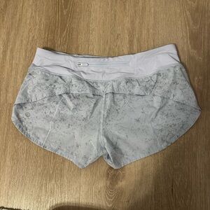 Women's Light Gray Athletic Shorts